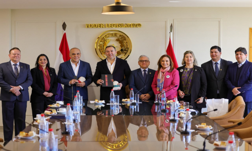 Reciben en visita protocolar a magistrados de Guatemala y República Dominicana