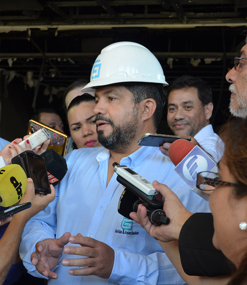 Lugo ingeniero Gavilán al iniicar obras 2