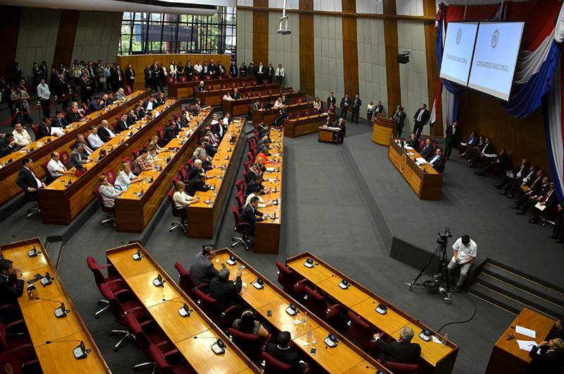 Sesión del congreso del 11 de abril del 2018