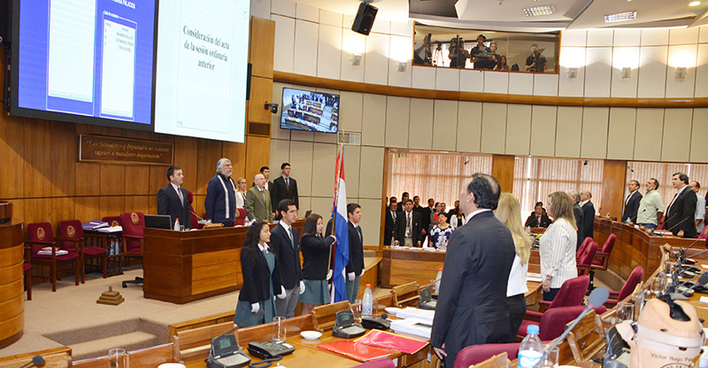 sesion Senadores