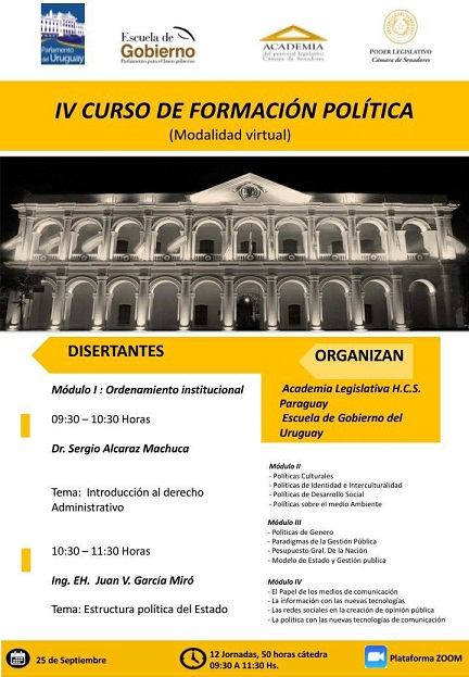 Afiche de la Academia para viernes 25 de septiembre