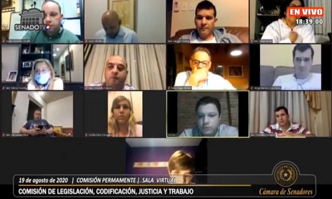Comisión de Legislación del 19 de agosto 2