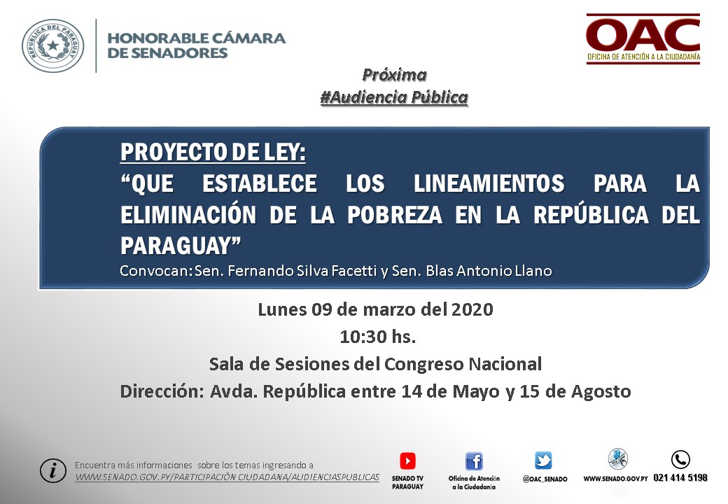 Logo para audiencia del lunes 9 de marzo