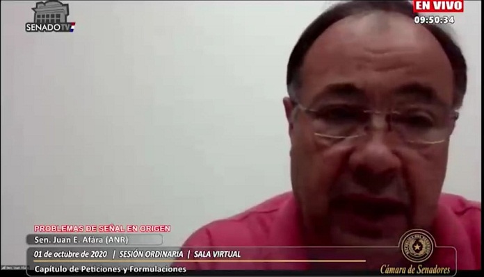 Senador Afara para material del viernes 2 de octubre