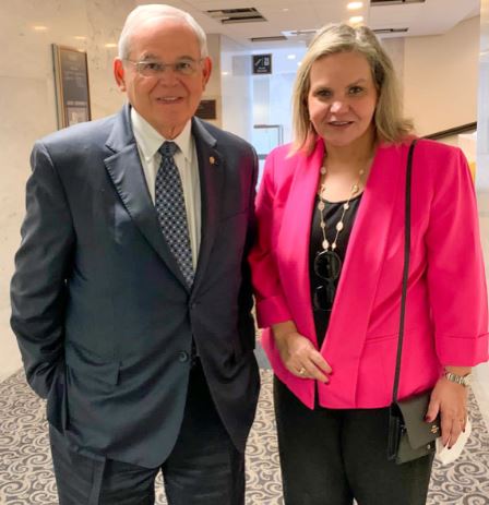 con Bob Menendez