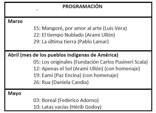 programacion de cine