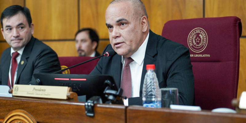 El presidente de la Cámara de Senadores presentó su informe de gestión