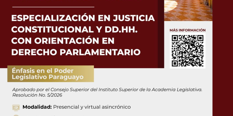 Congreso impulsa posgrado internacional en Derecho Parlamentario junto a Universidad de Bolonia